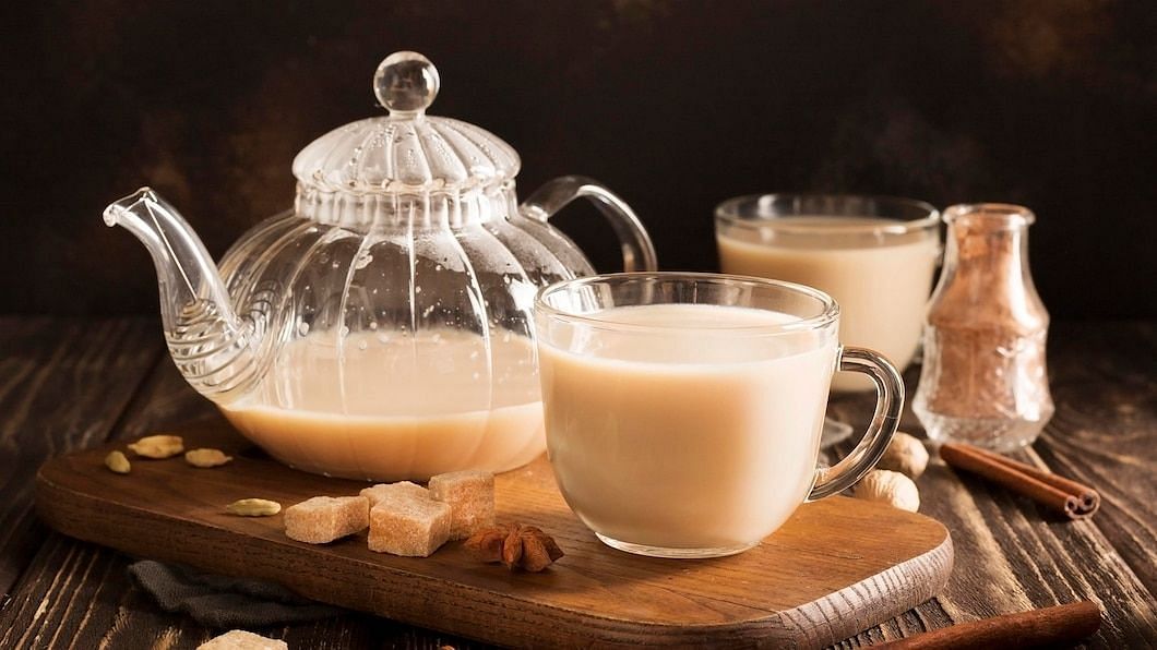 Caffiene in chai tea (Image via Freepik)