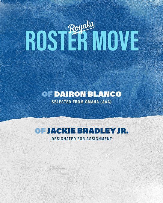 Talkin' Baseball on X: The Royals have DFA'd Jackie Bradley Jr