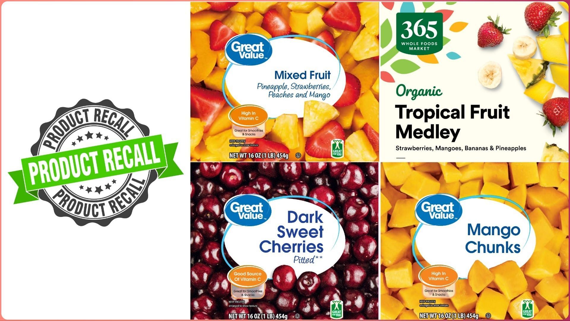 Sunrise Growers Inc recalls various frozen Tropical Fruit Blend products over a potential Listeria monocytogenes contamination (Image via FDA)