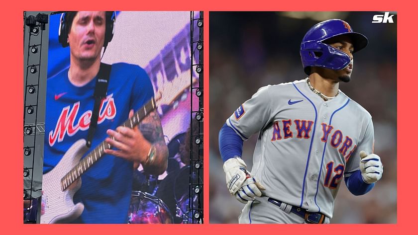 MLB fans have a field day as John Mayer sports a Francisco Lindor shirt  during show: Mayer has a better batting average