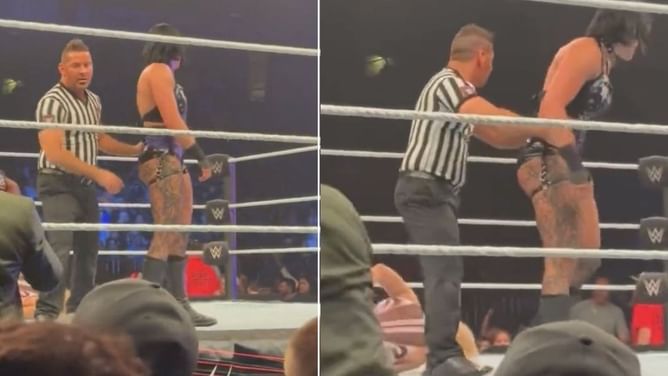 Rhea Ripley reacts to WWE referee being accused of inappropriately touching her