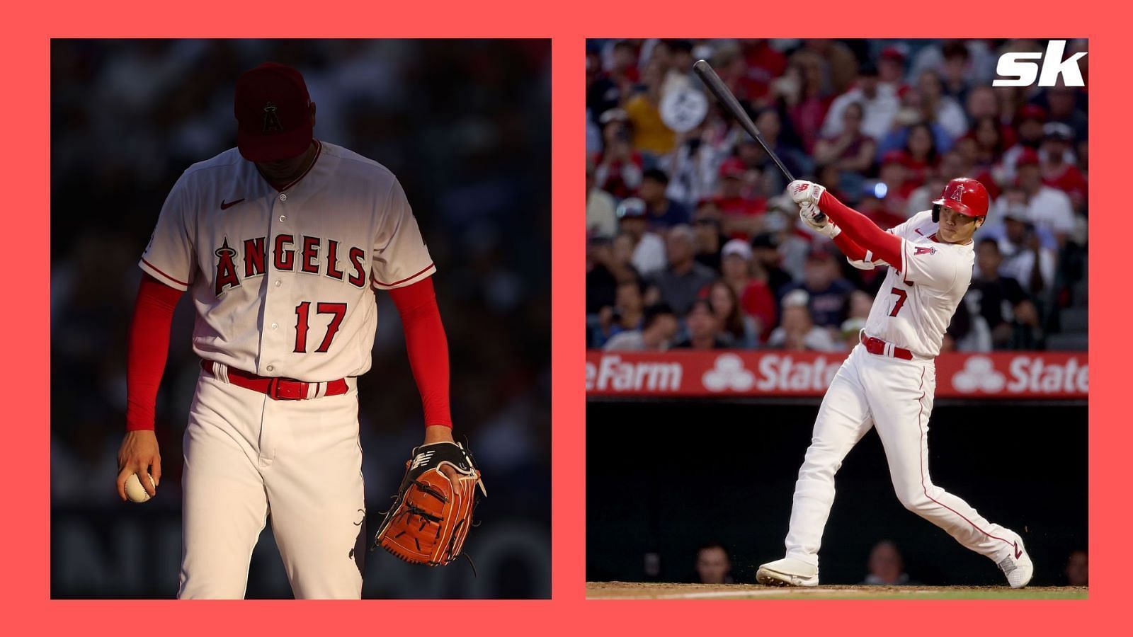 Los Angeles Angels fans gobsmacked that Shohei Ohtani&rsquo;s batting average in games he&rsquo;s pitched this season