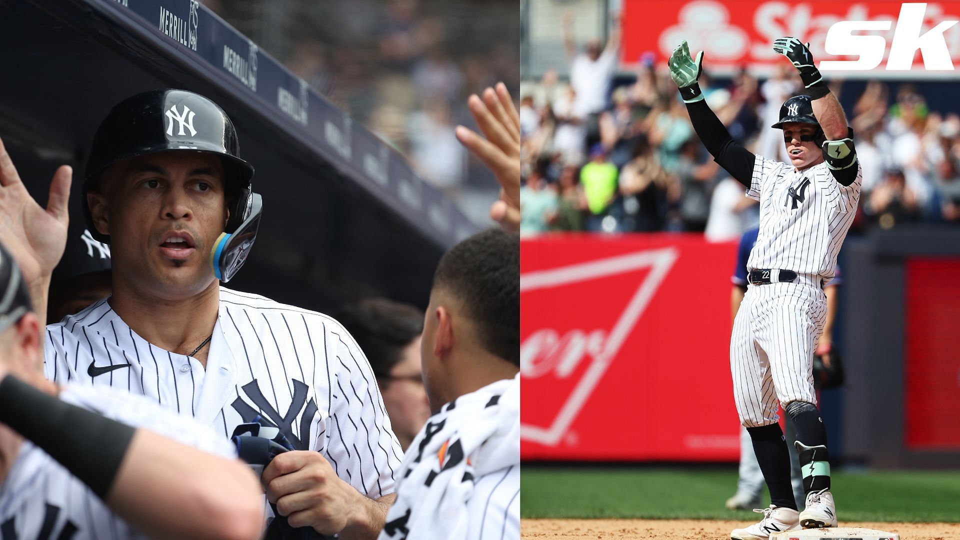Harrison Bader and Giancarlo Stanton came up big for the New York Yankees on Sunday