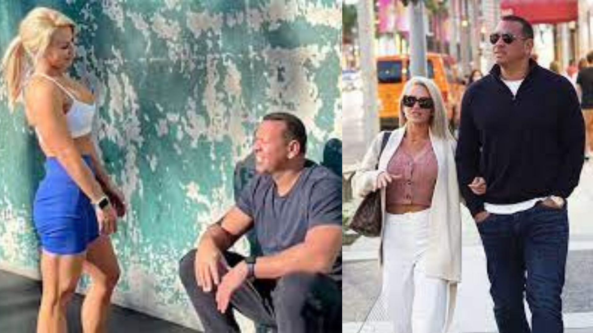 Alex Rodriguez with his girlfriend Jaclyn Cordeiro