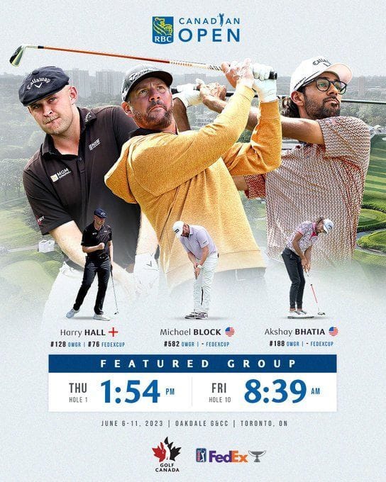 2023 RBC Canadian Open weather forecast Oakdale Golf and Country Club