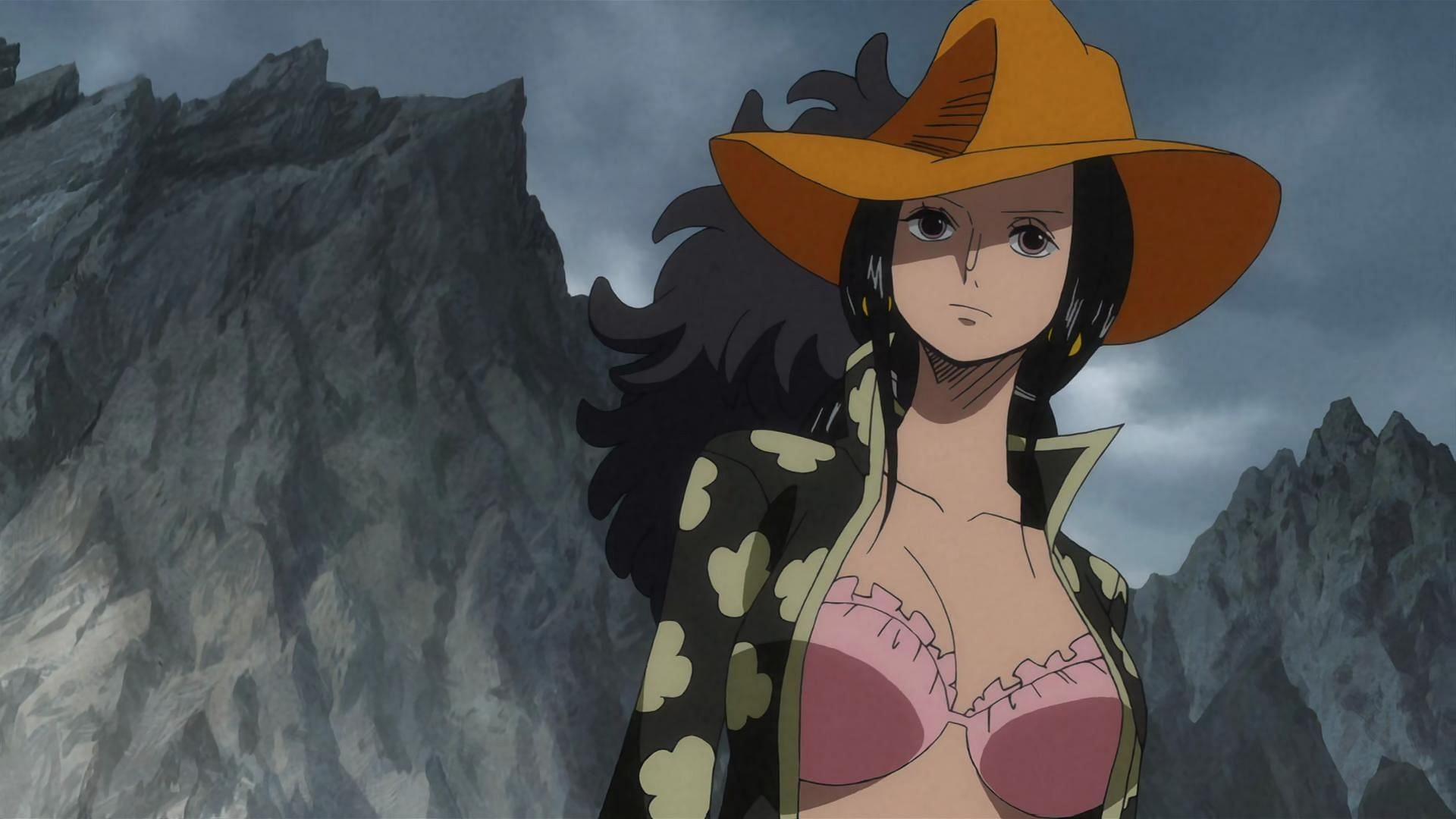 Nico Robin in her final outfit in One Piece Film: Z (Image via Toei Animation, One Piece)