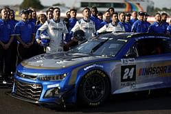 Which NASCAR drivers are in the Garage 56 Le Mans team?