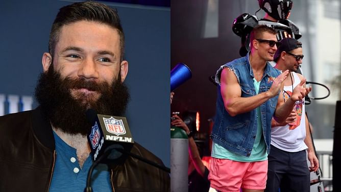 Julian Edelman busts viral Rob Gronkowski party animal story - "Bullsh*t"