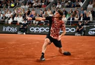 Stefanos Tsitsipas at the 2023 French Open.