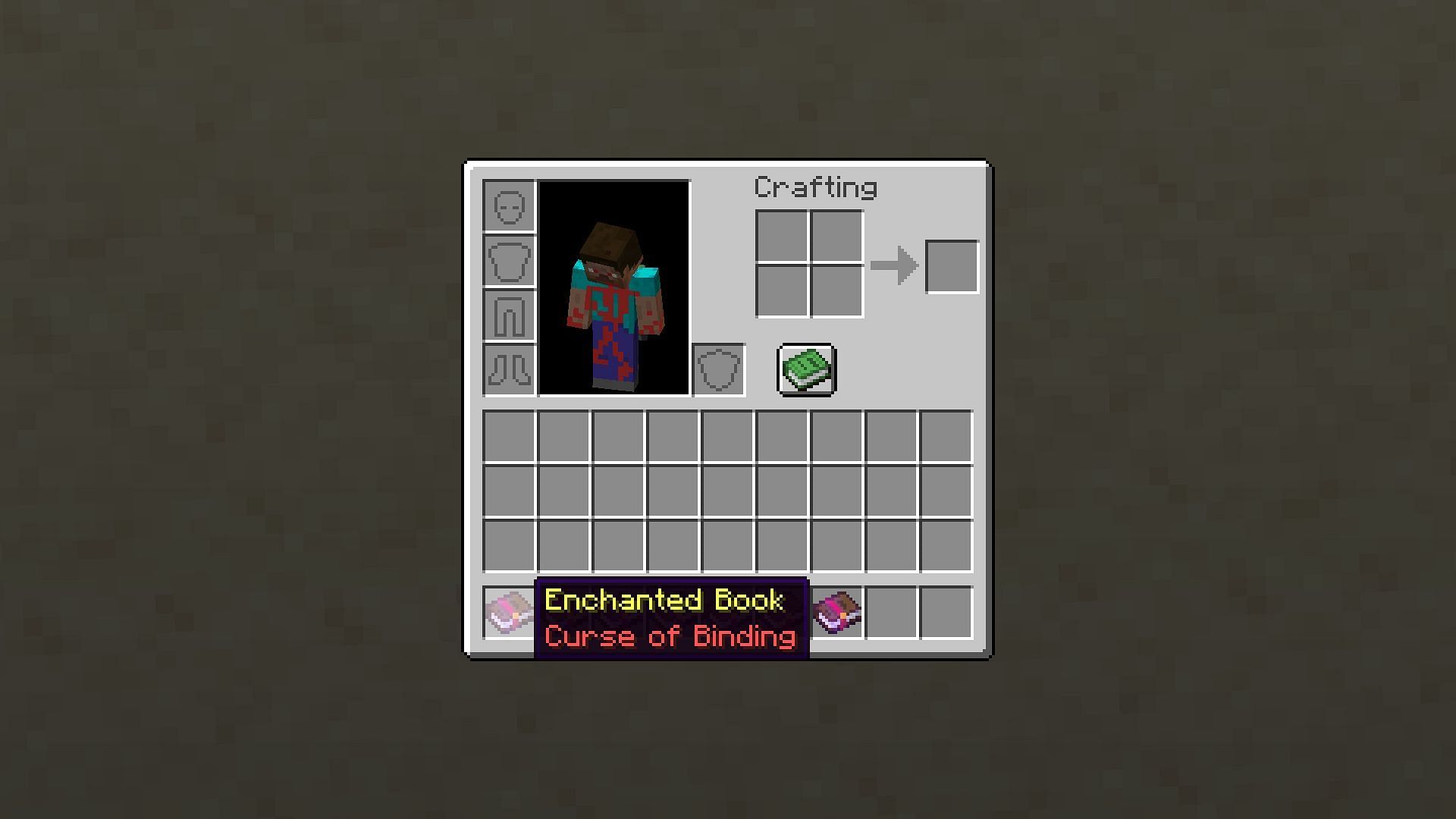 Curse of binding enchantment in Minecraft 1.20 (Image via Mojang)