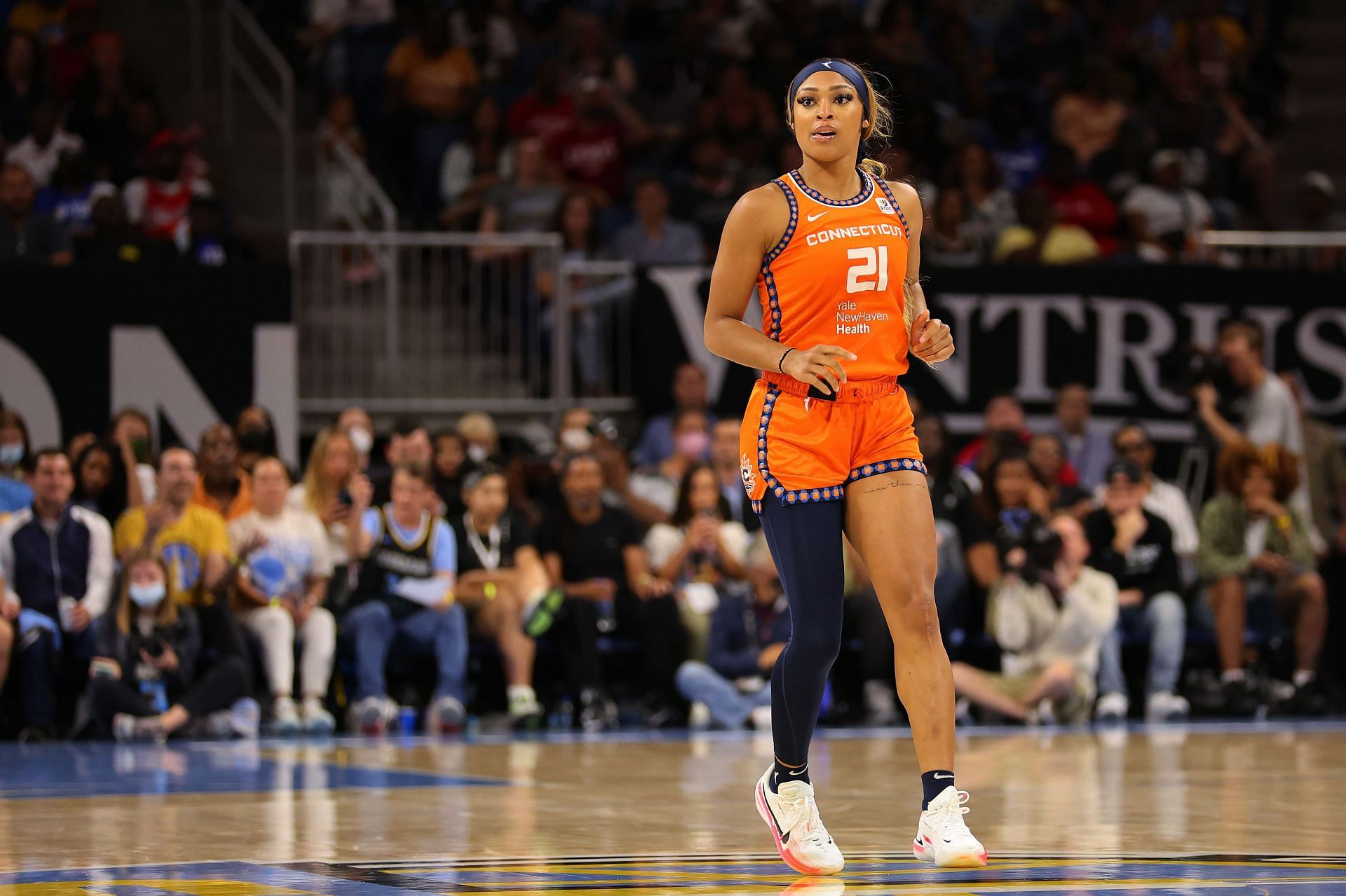 The Sun signed Kelly ahead of the 2023 WNBA season (Image via Getty Images)