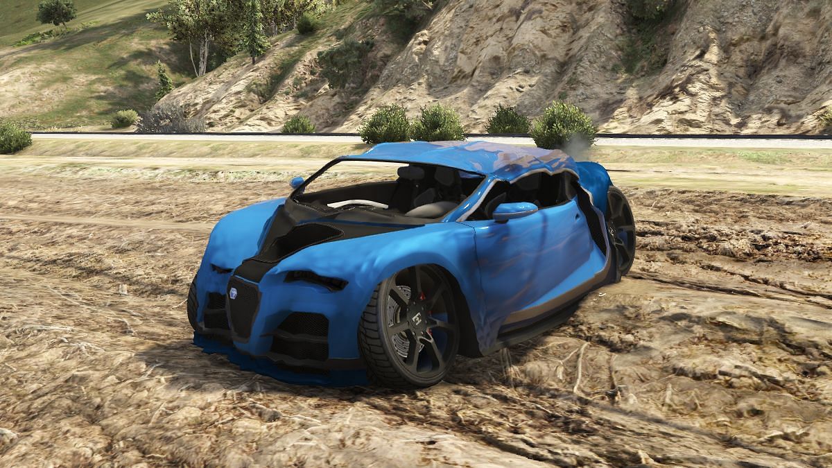 Reworked car deformation (Image via gta5-mods.com)