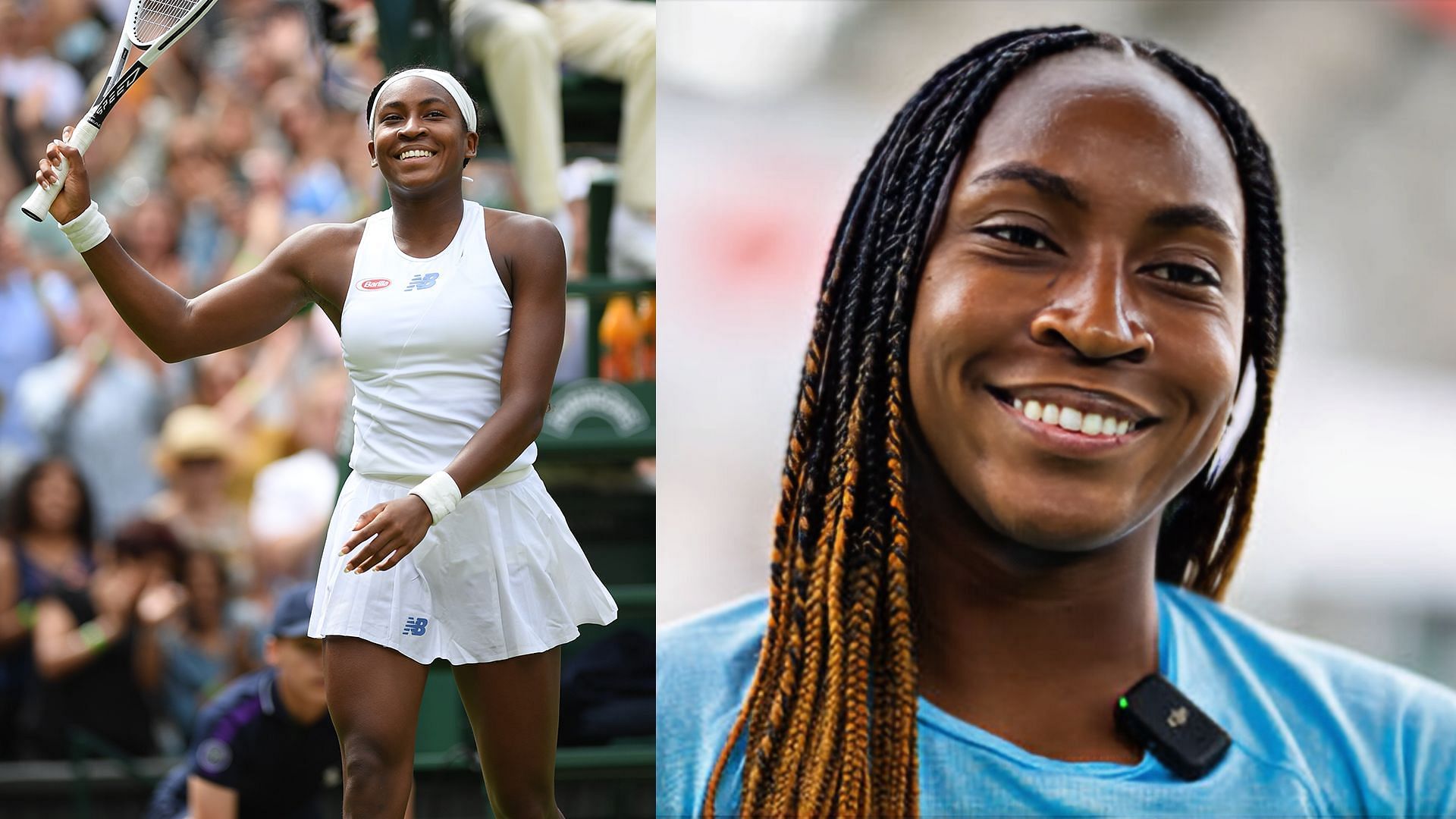 Coco Gauff celebrates Juneteenth