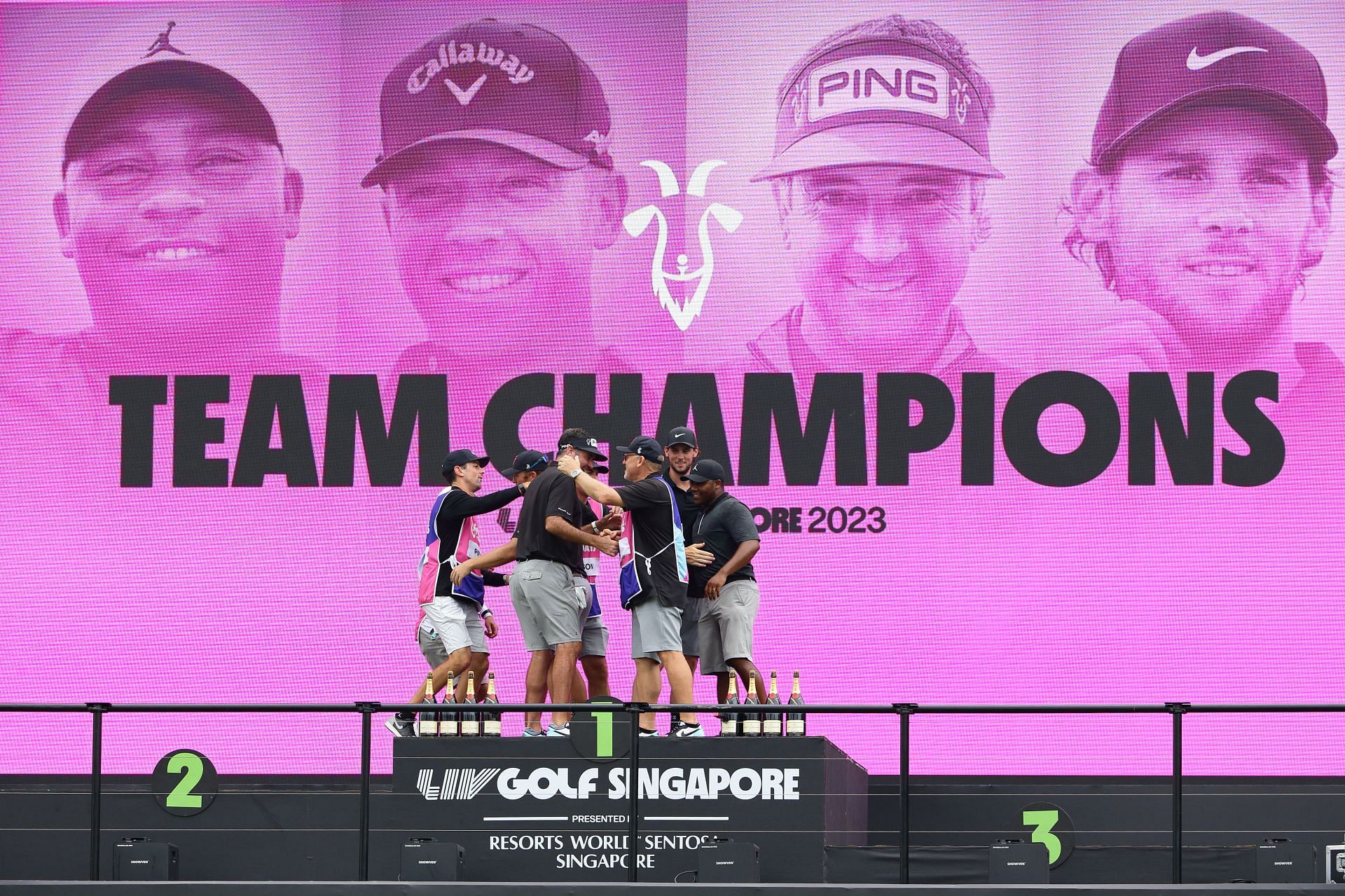 RangeGoats GC at the LIV Golf Invitational - Singapore (Image via Getty).