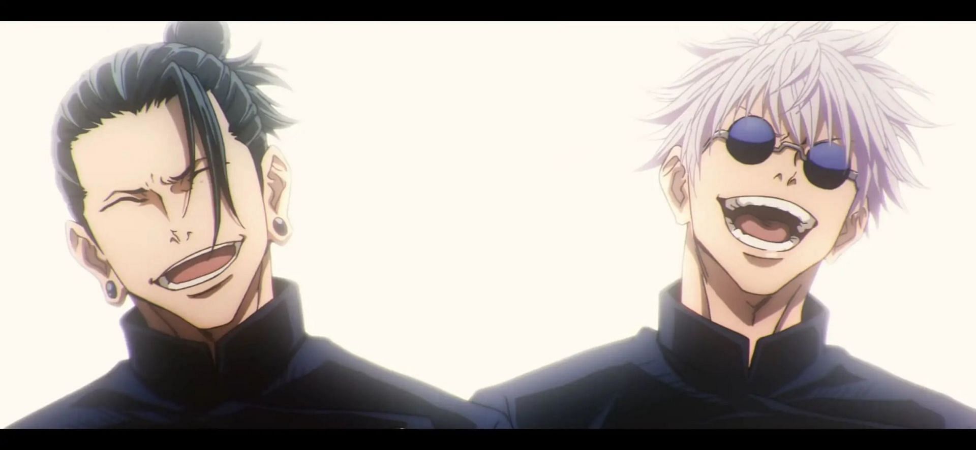 Suguru Geto and Satoru Gojo in the Jujutsu Kaisen 0 movie (Image via MAPPA)