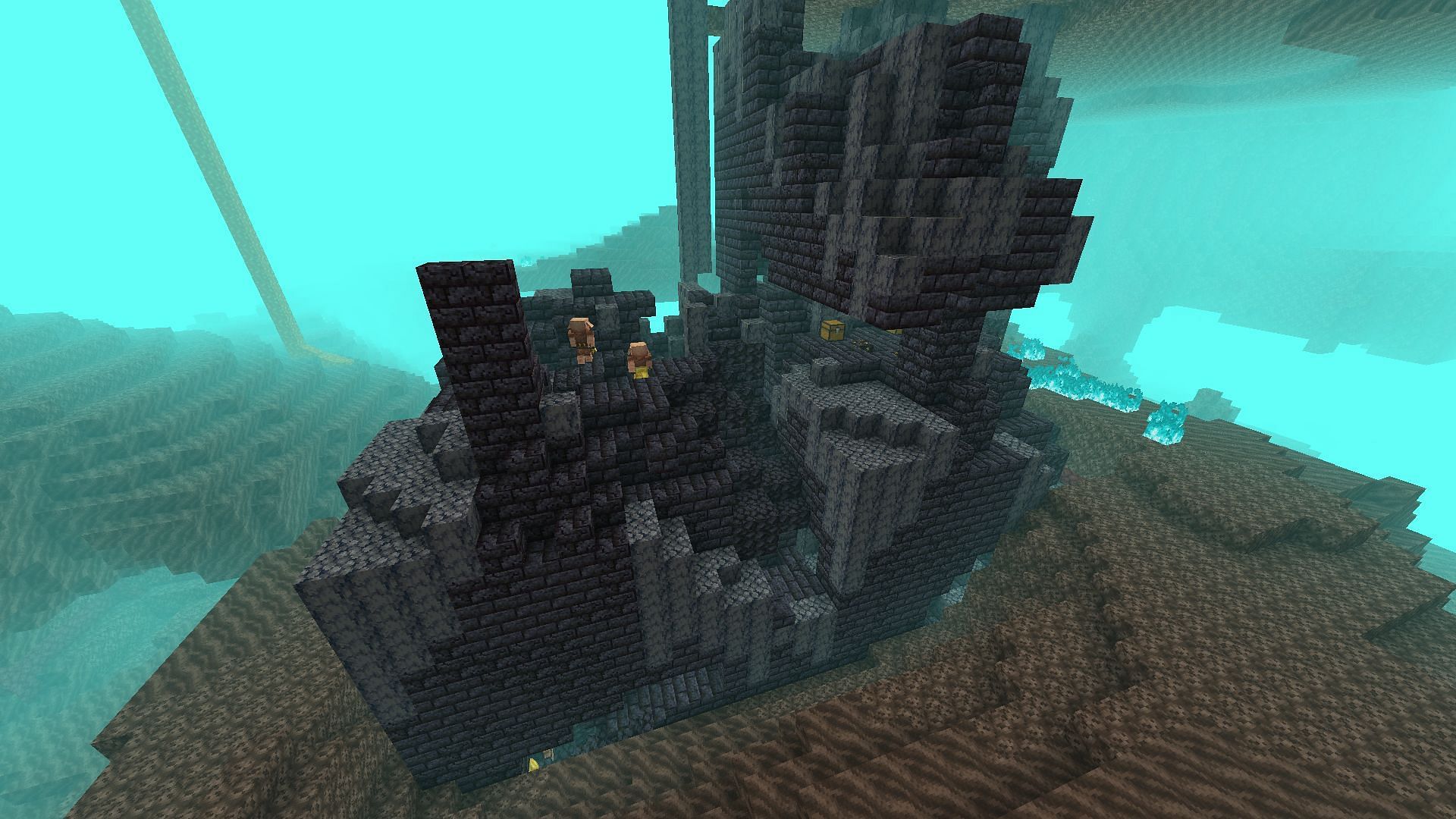 Bastion Remnants chests in Minecraft 1.20 also have ancient Debris in them (Image via Mojang)