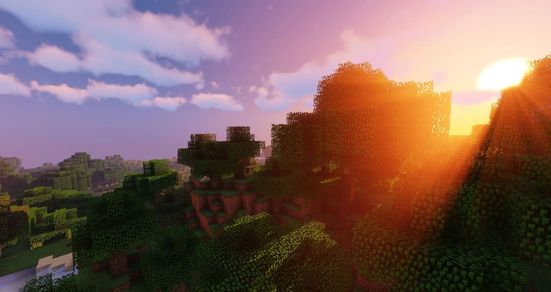One of the most beautiful shaders packs (Image via CurseForge)