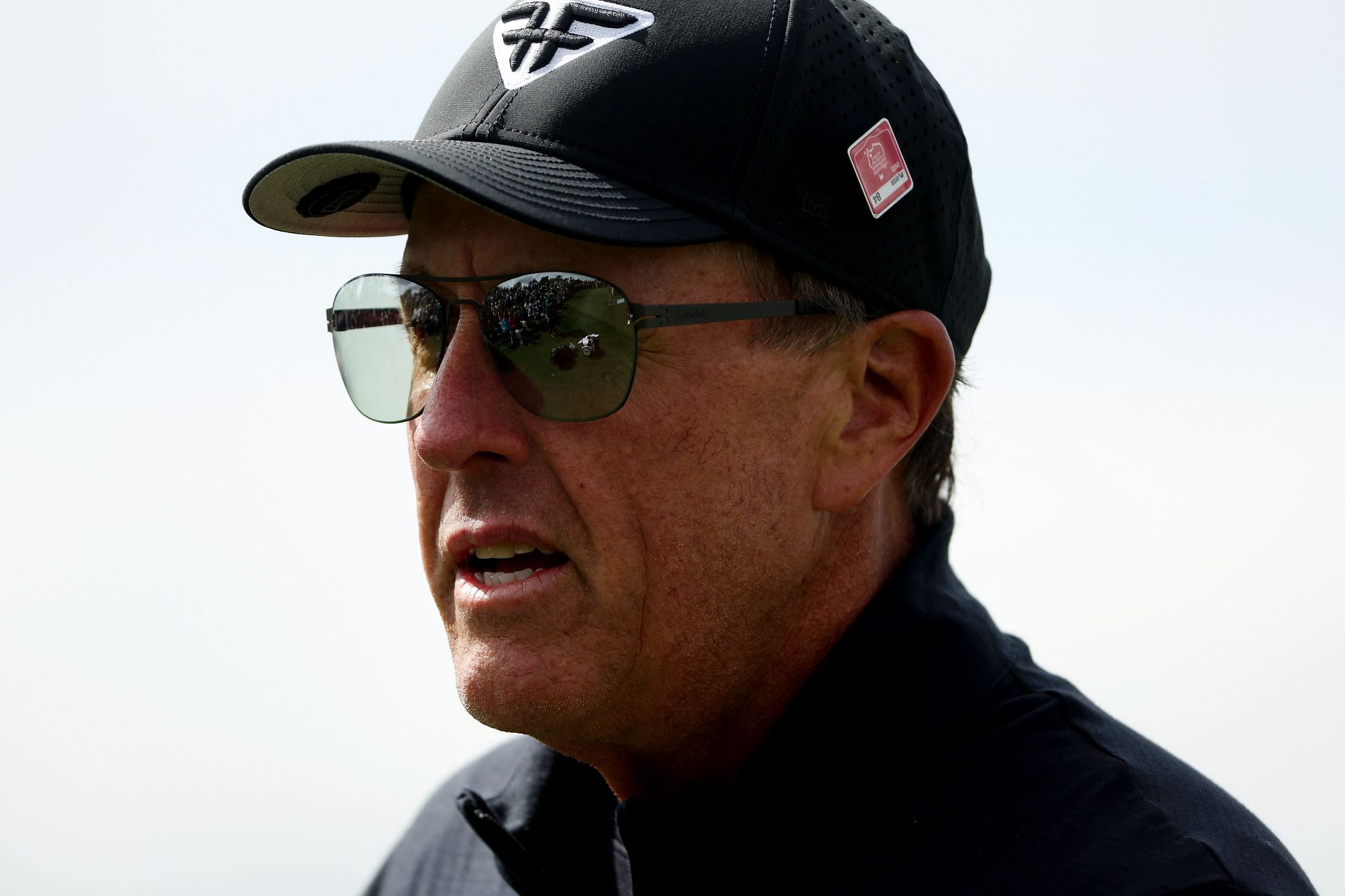 Phil Mickelson was seen wearing the HyFlyers cap during The Masters