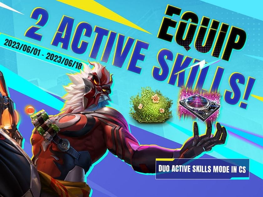 5 best combinations for Free Fire's new duo active skill mode