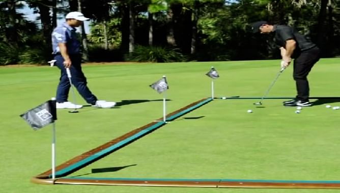 Rory McIlroy dominates Collin Morikawa in an unexpected game of 'Golf-Pool'