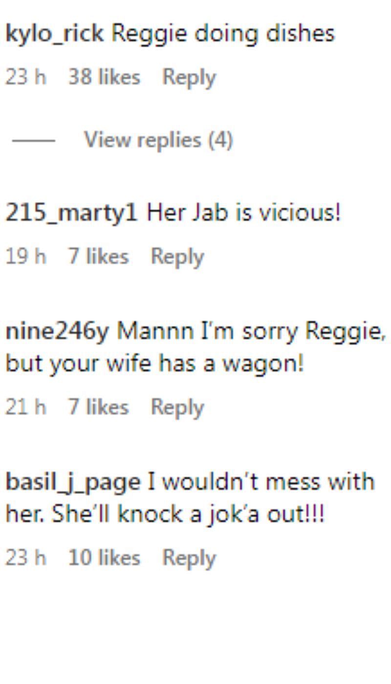 Instagram users comment on Lilit Bush&#039;s boxing skills