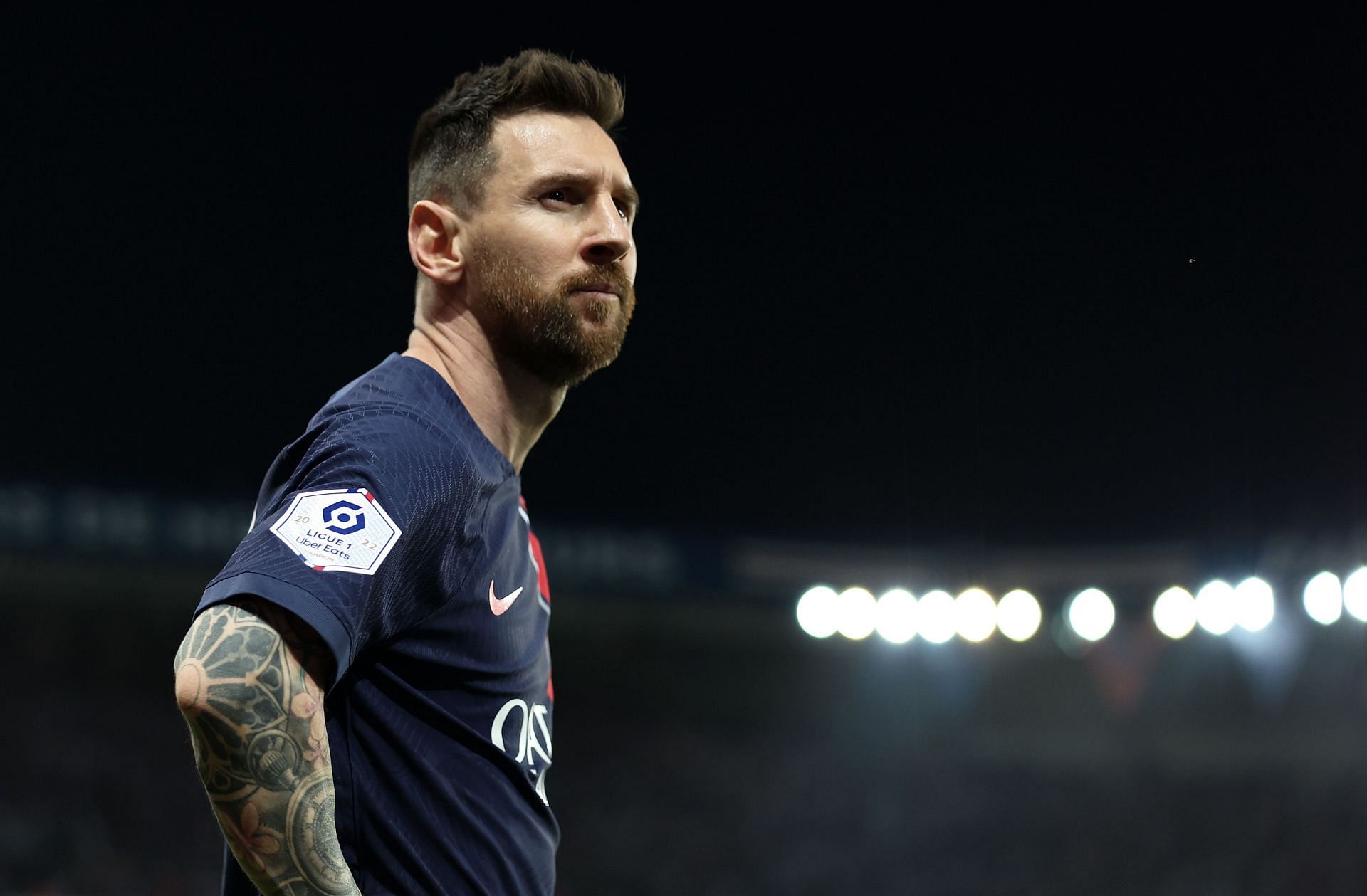 Lionel Messi struggled in his final appearance for PSG.