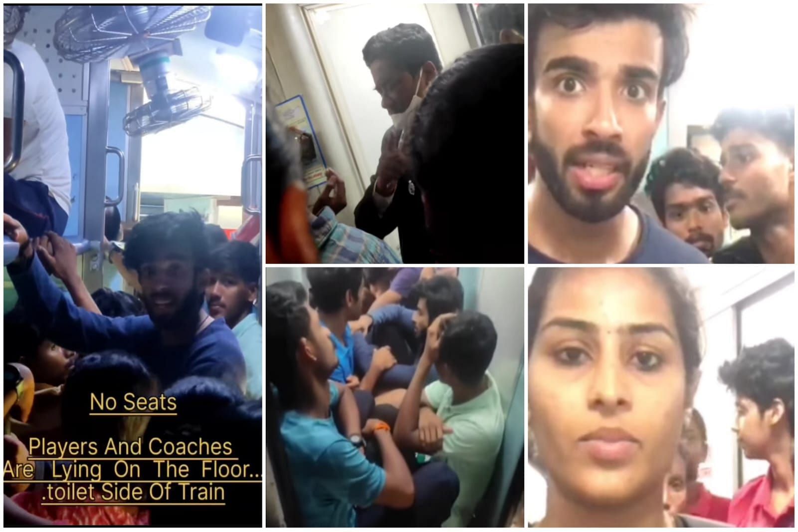 [WATCH] Students from Calicut University provided poor travelling facilities while returning home from Khelo India University Games