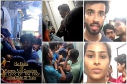 [WATCH] Students from Calicut and Kerala University provided poor travelling facilities while returning from Khelo India University Games