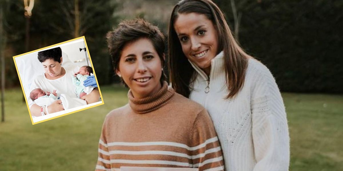 Carla Suarez Navarro and partner Olga Garcia welcome twin girls