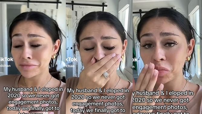 Juwan Johnson's wife Chanen finally drops delayed "engagement" photos on TikTok - "Today, we finally got to take some"