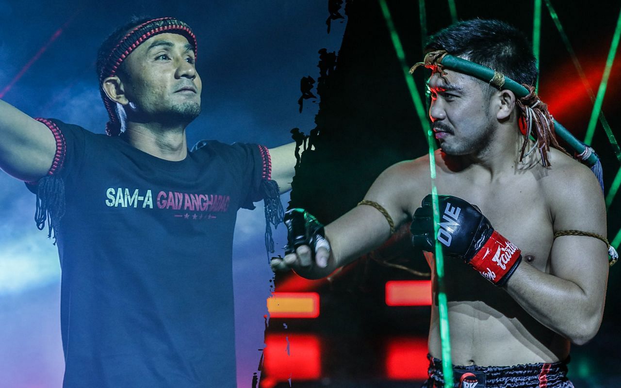 Sam-A Gaiyanghadao (left) and Prajanchai PK Saenchai (right).