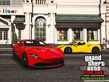 GTA Online seemingly adding a new Ferrari Roma car with San Andreas Mercenaries update
