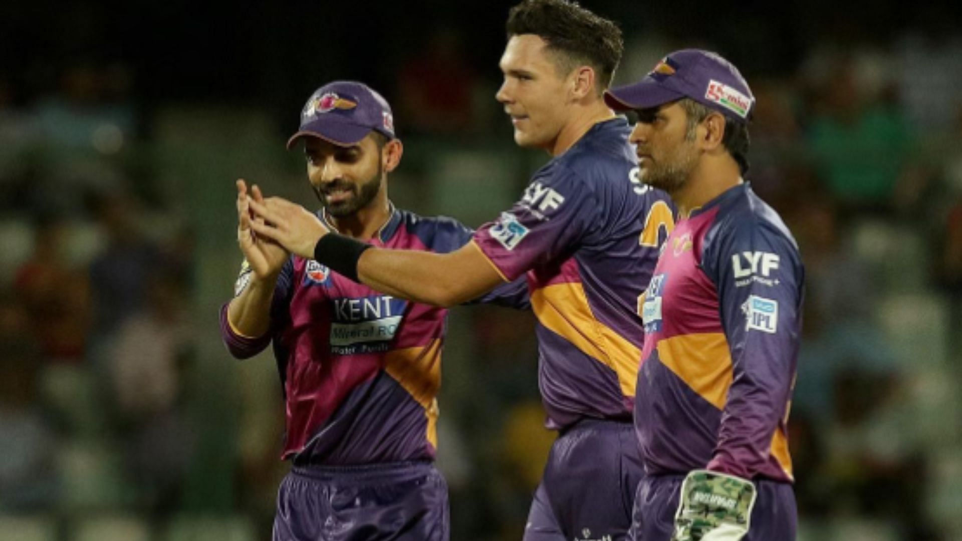 Scott Boland and MS Dhoni shared the same dressing in the RPS franchise. 