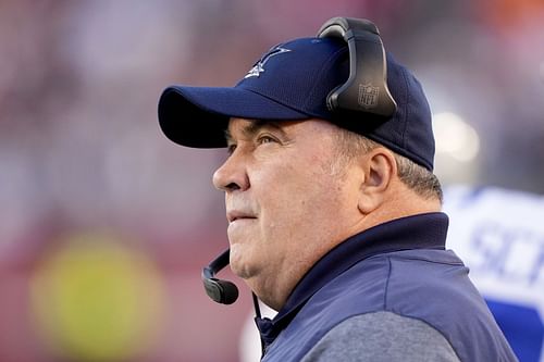 Mike McCarthy during NFC Divisional Playoffs - Dallas Cowboys v San Francisco 49ers