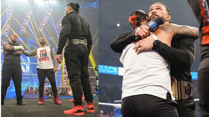 WATCH: Bloodline members compete in a match less than two days after faction almost crumbled on WWE SmackDown