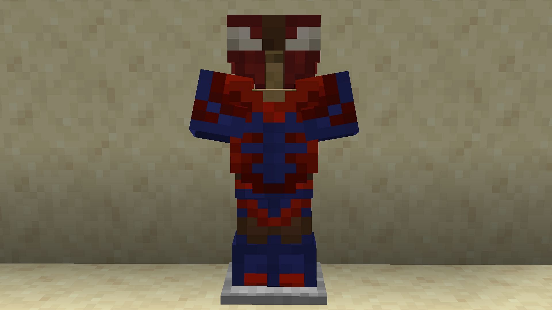 Armor trims allow players to design their armor parts in various ways in Minecraft (Image via Mojang)