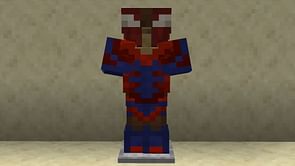 Minecraft player uses armor trims to create Spider-Man costume