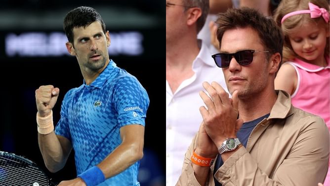 Tom Brady's presence in his box hints at Novak Djokovic's motivation to extend career, claims insider