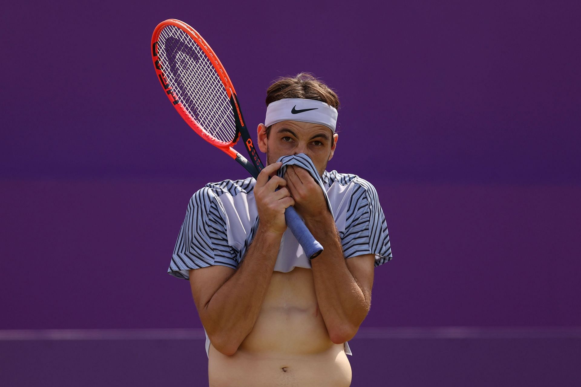 Taylor Fritz during the 2023 Queen&#039;s Club Championships