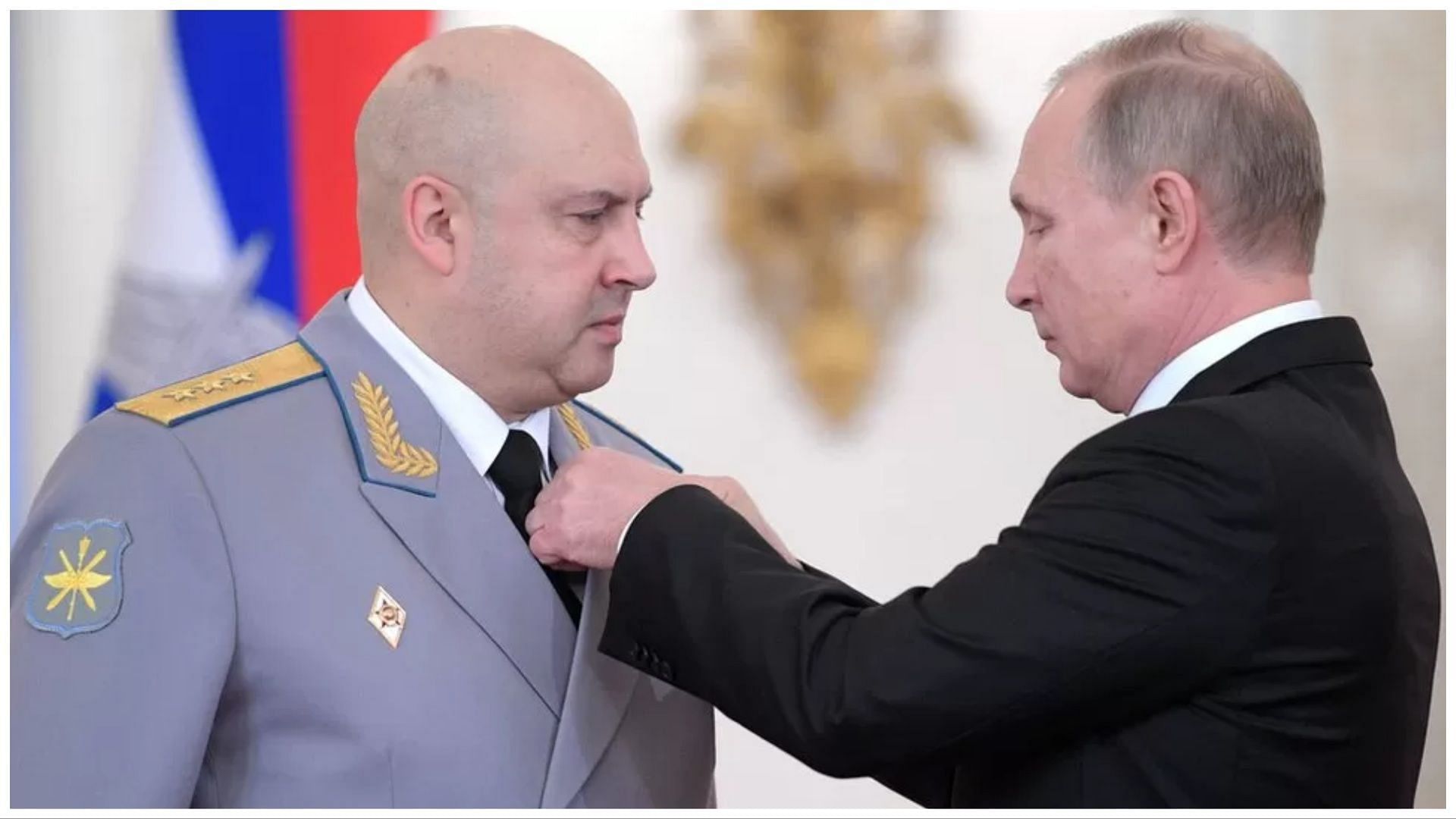 The military leader publicly spoke out against the revolt (images via Sputnik/Kre/Alexei Druzhinin/Pool)