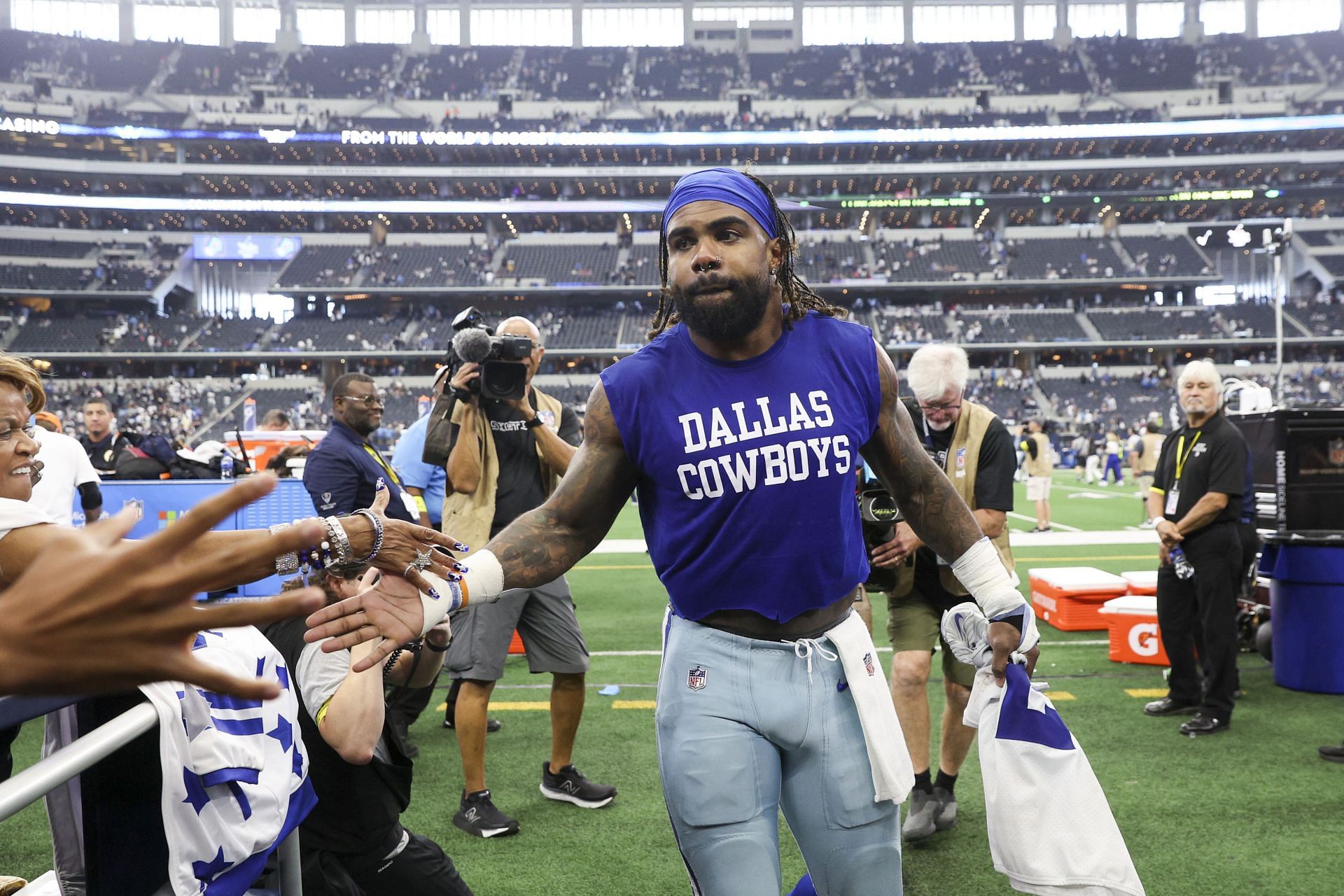 Elliott with the Dallas Cowboys