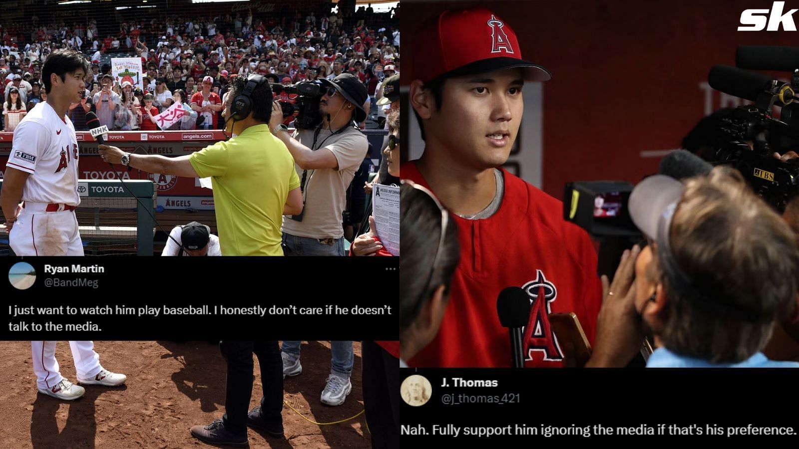 Los Angeles Angels fans react to Shohei Ohtani&rsquo;s lack of media availability