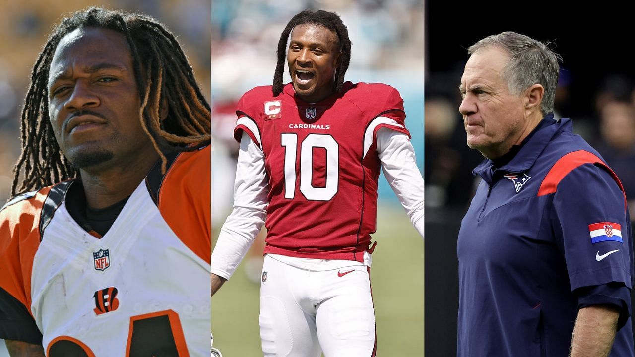 Adam Jones thinks Bill Belichick will fare well his talks with DeAndre Hopkins - all images via Getty
