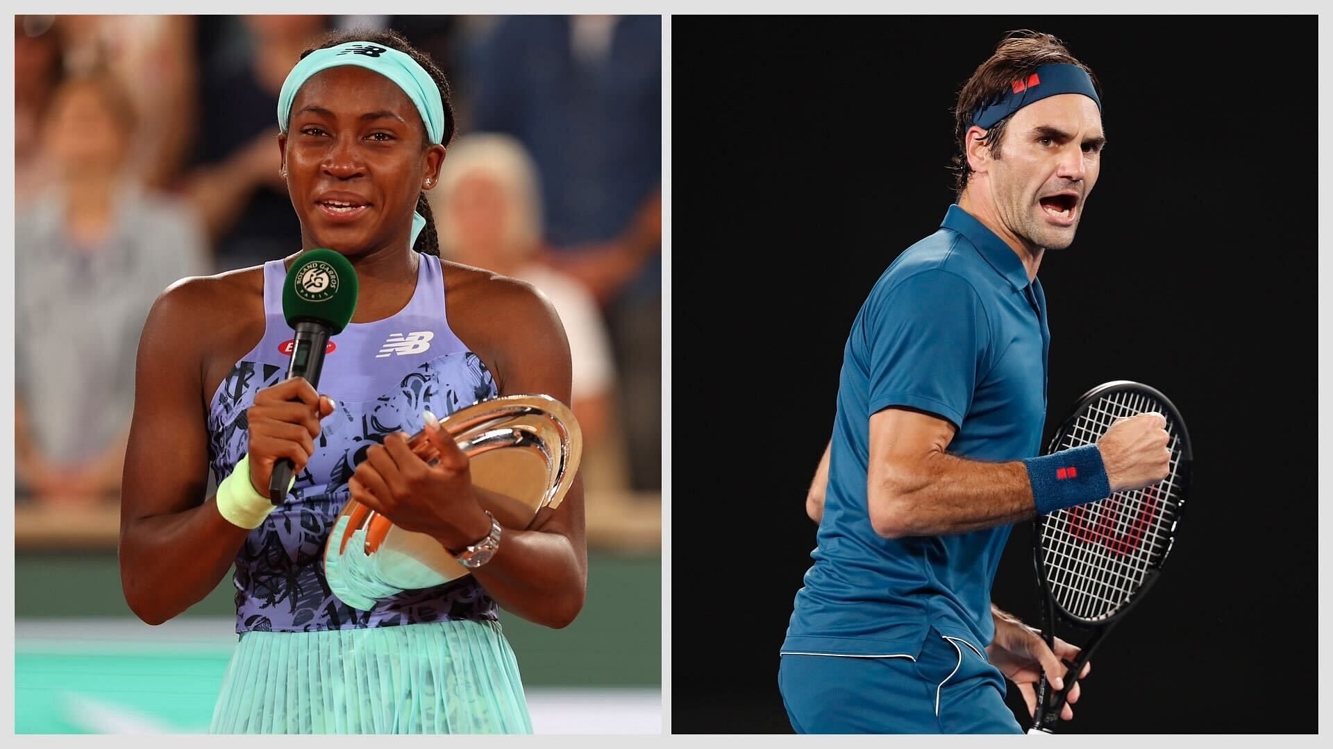 Coco Gauff has hailed Roger Federer as the perfect player when on the court.