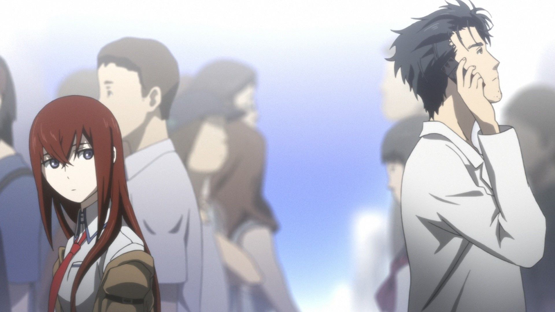 Rintarou Okabe+Kurisu Makise (Image via White Fox)