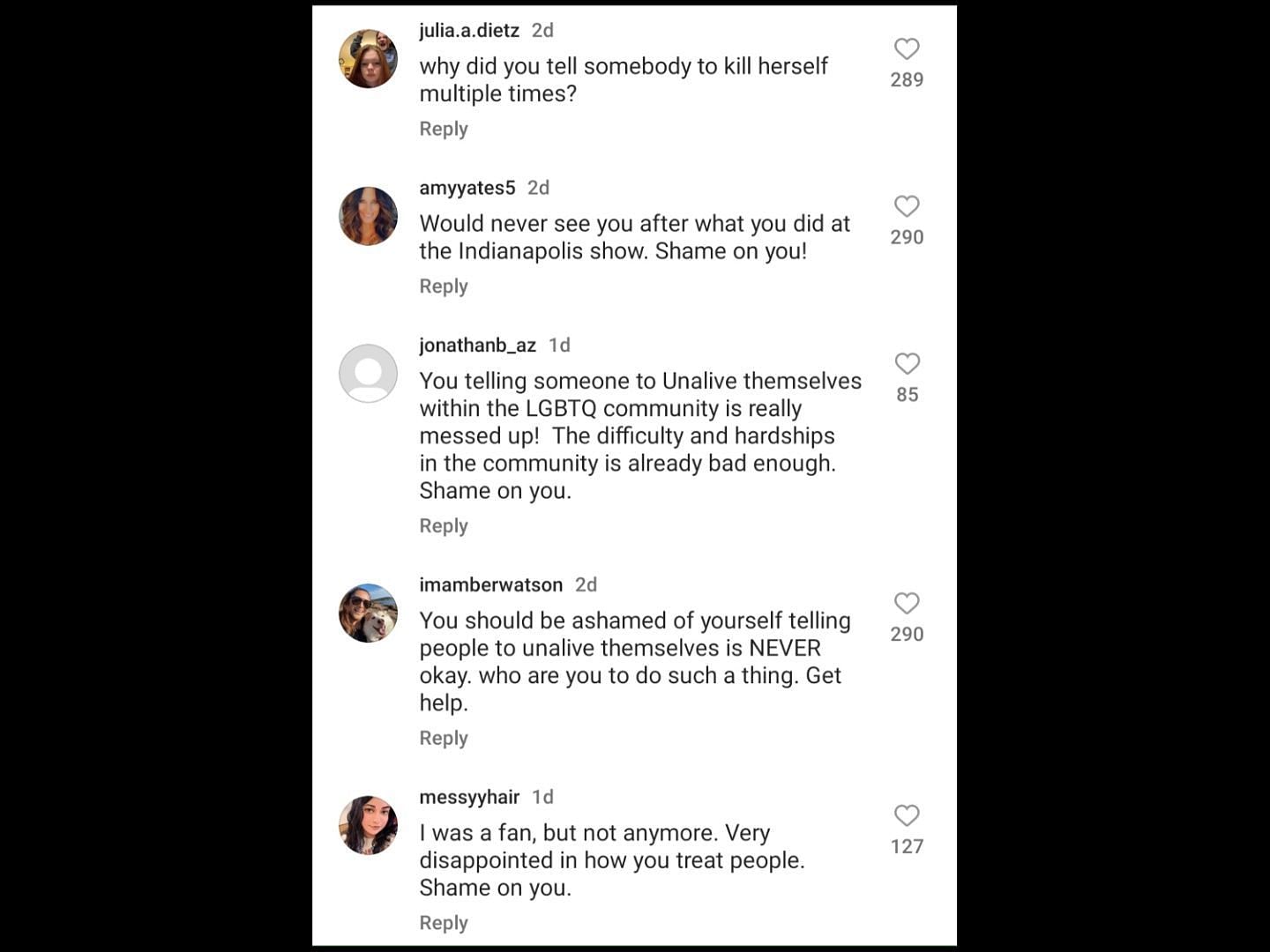 Netizens condemn comedian for telling fan to kill herself. (Image via Instagram/@ashgavs)