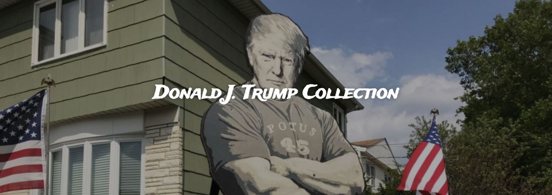 LoBaido&#039;s Trump collection contains, T-shirts, caps, mugs, and paintings
