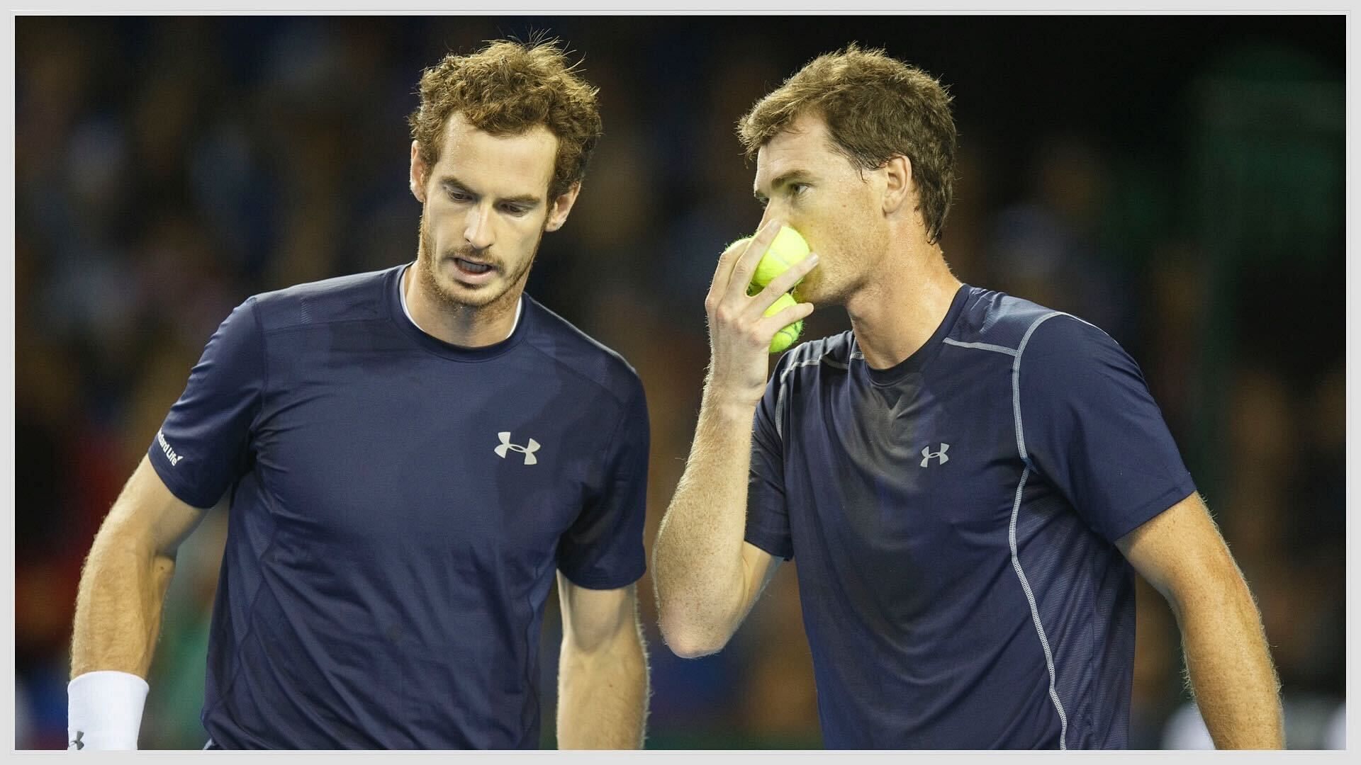 Andy Murray(left) and his brother Jamie Murray(right)