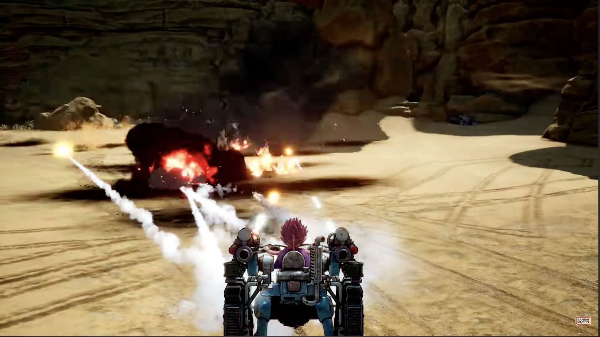 A shot of the gameplay (Image via Bandai Namco on YouTube)