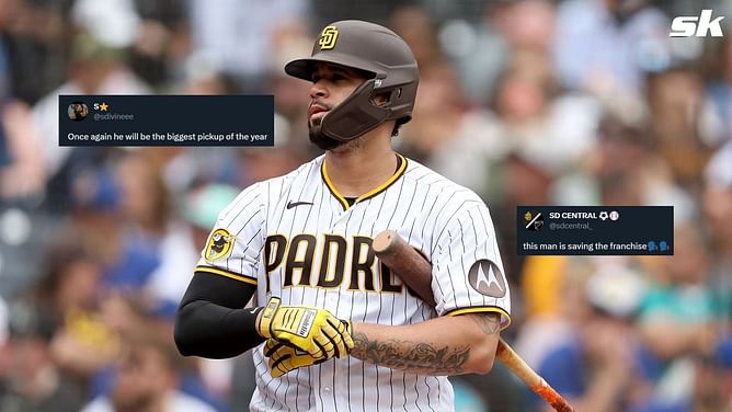 Padres fans delighted as Gary Sanchez' batting form continues vs Rockies: "Biggest pickup of the year"